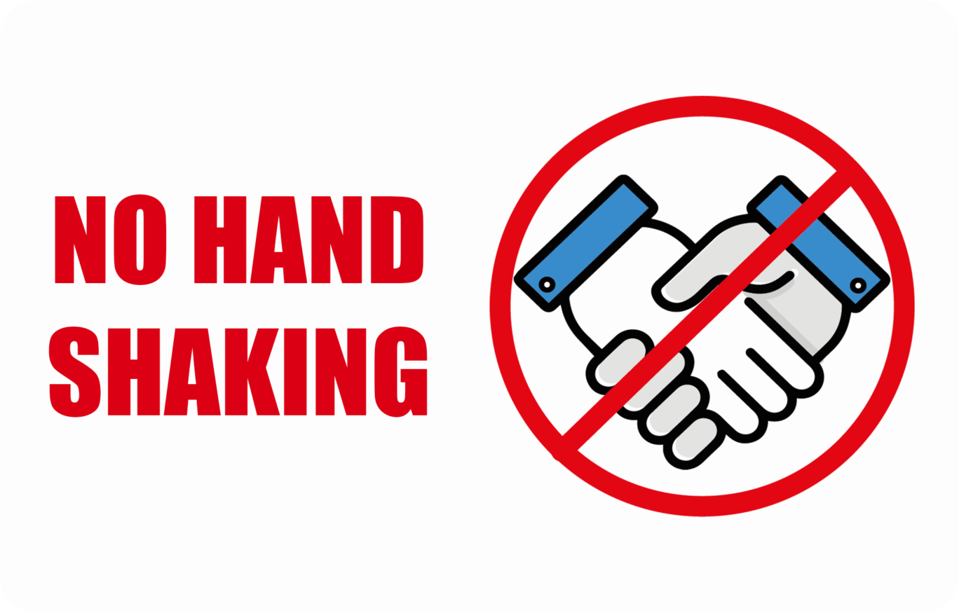 NO SHAKING CARD CR80-covid